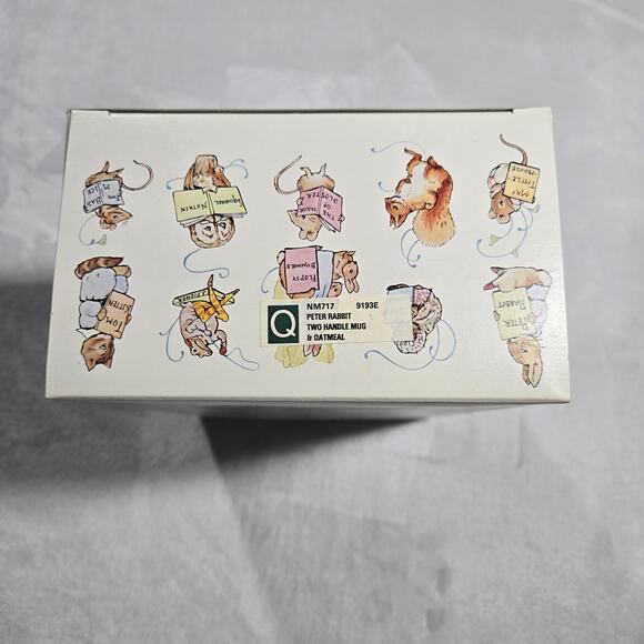 Wedgwood Peter Rabbit Beatrix Potter 2 Piece Porcelain Nursery Set NOB - Picture 4 of 7